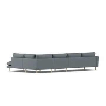 Bredhult sofa - Same Blue 6678-hvitoljet eik, 4-seters B1 - 1898
