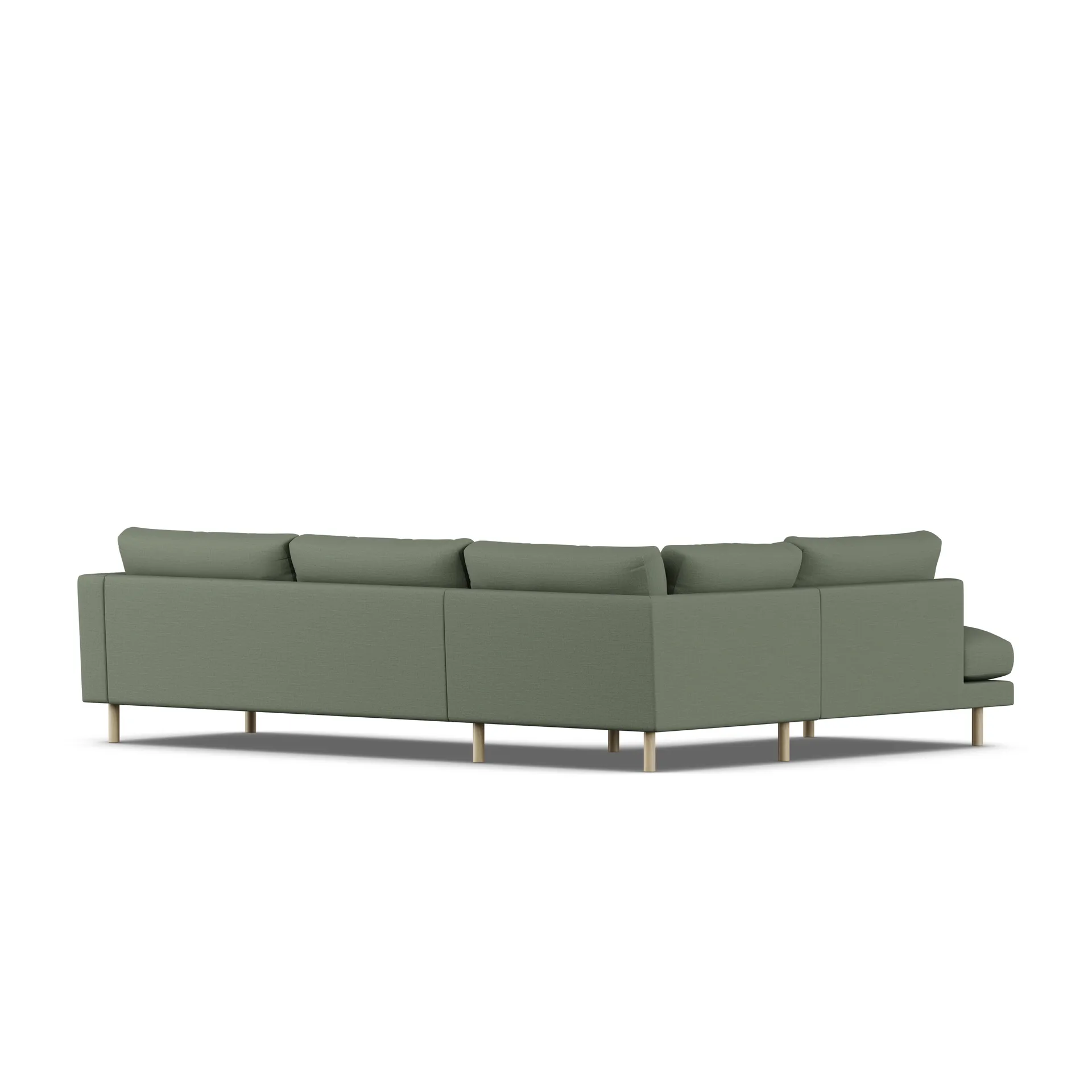 Bredhult sofa, Same Forest 6677-hvitoljet eik, 3-seters A2 1898