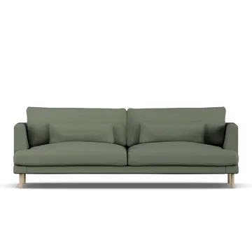 Bredhult sofa - Same Forest 6677-hvitoljet eik, 3-seters - 1898