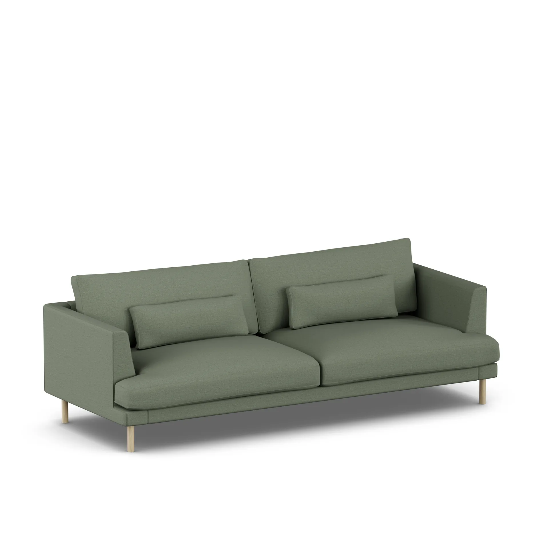 Bredhult sofa, Same Forest 6677-hvitoljet eik, 3-seters 1898