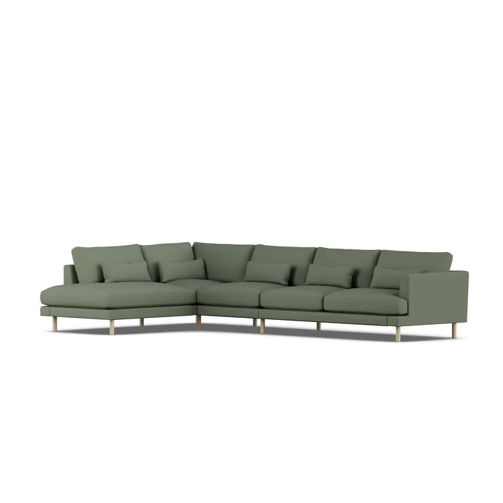 Bredhult sofa - Same Forest 6677-hvitoljet eik, 4-seters B2 - 1898