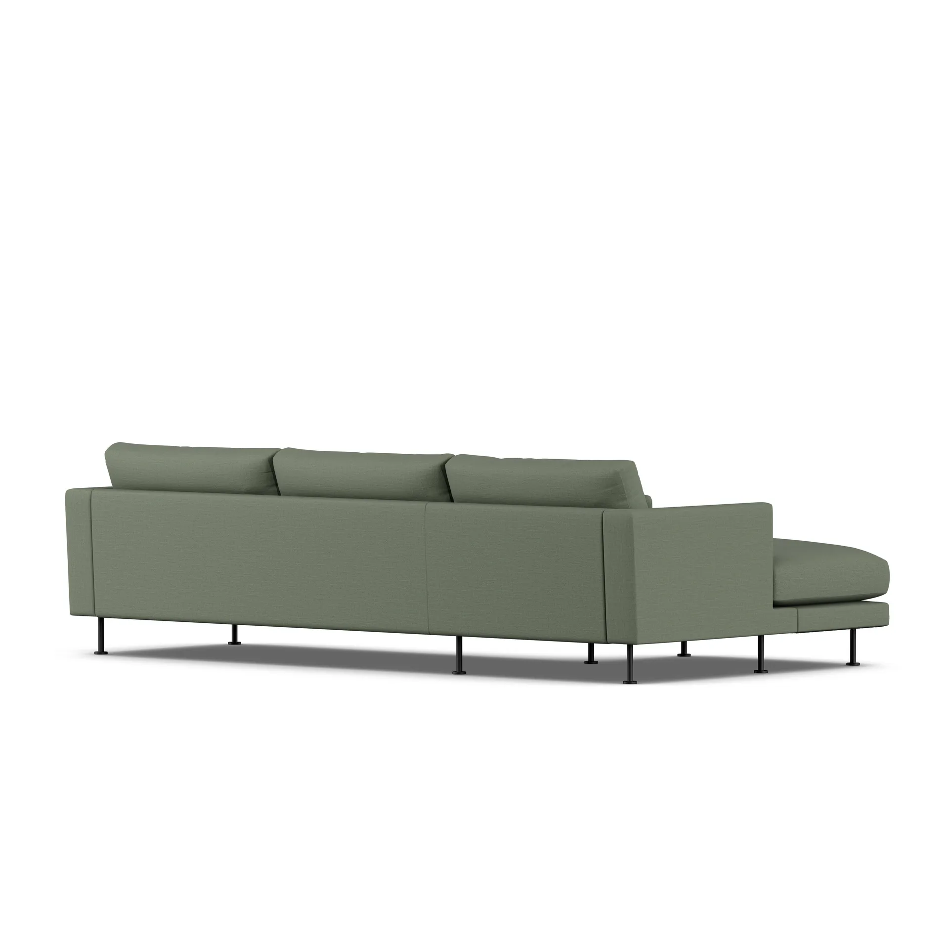 Bredhult sofa, Same Forest 6677-svart stål, 2,5-seters C2 1898