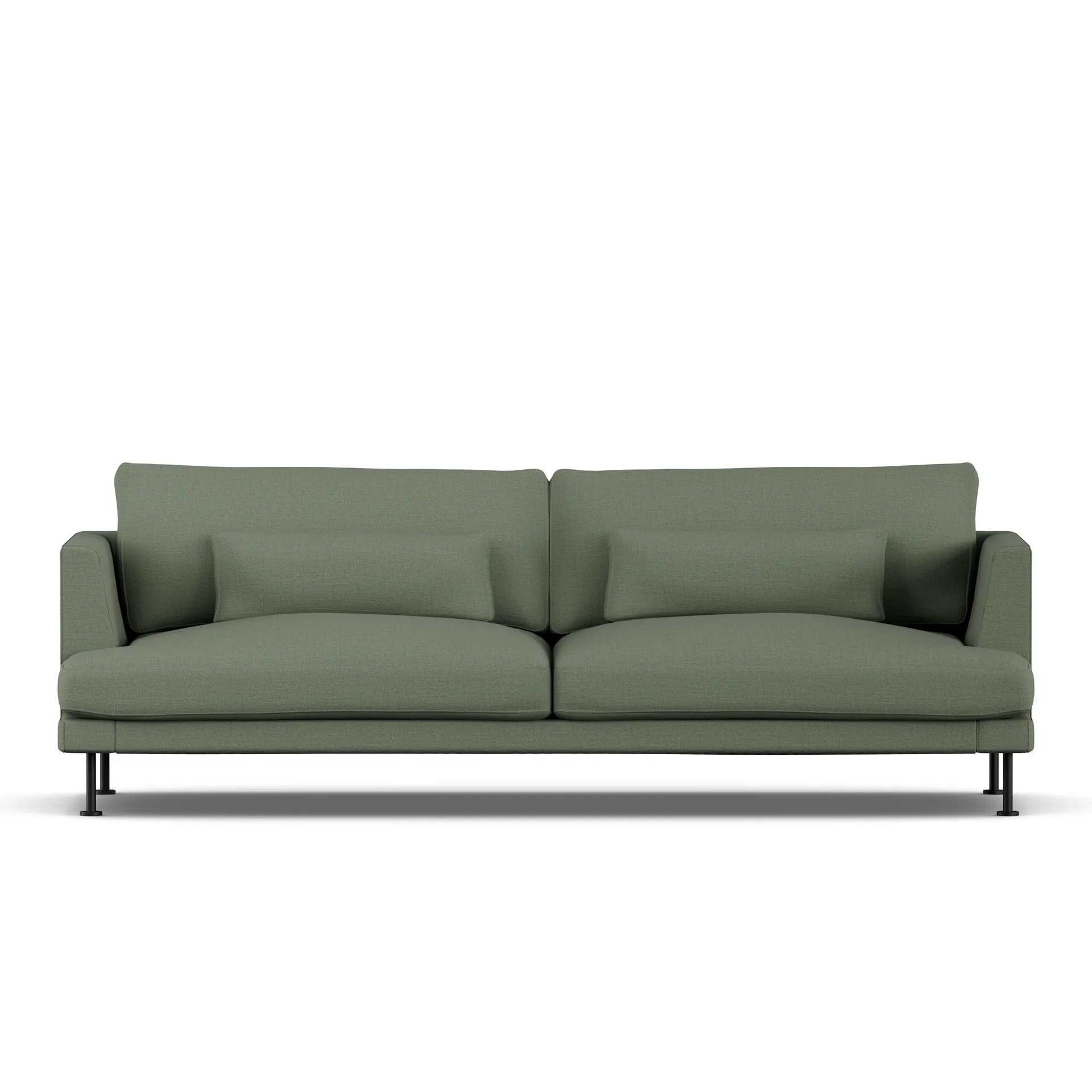 Bredhult sofa, Same Forest 6677-svart stål, 3-seters 1898