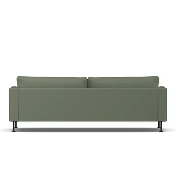 Bredhult sofa - Same Forest 6677-svart stål, 3-seters - 1898