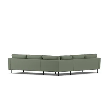Bredhult sofa - Same Forest 6677-svart stål, hjørnesofa F - 1898
