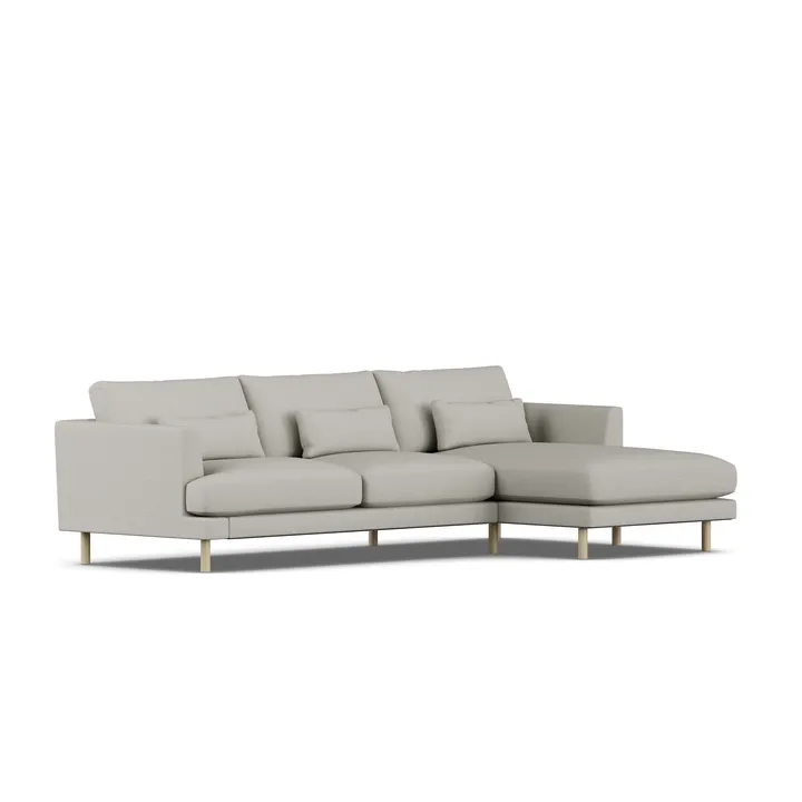 Bredhult sofa - Same Grey 6673-hvitoljet eik, 2,5-seters C1 - 1898