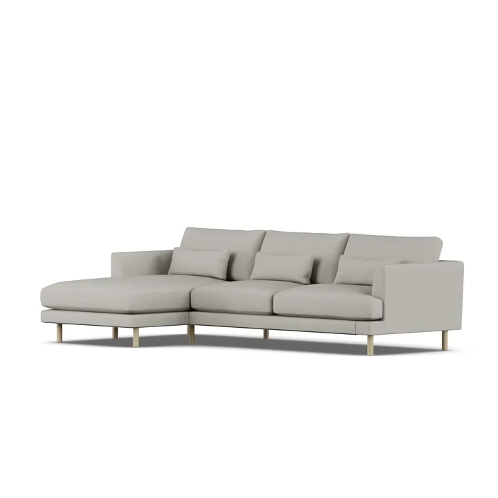 Bredhult sofa - Same Grey 6673-hvitoljet eik, 2,5-seters C2 - 1898