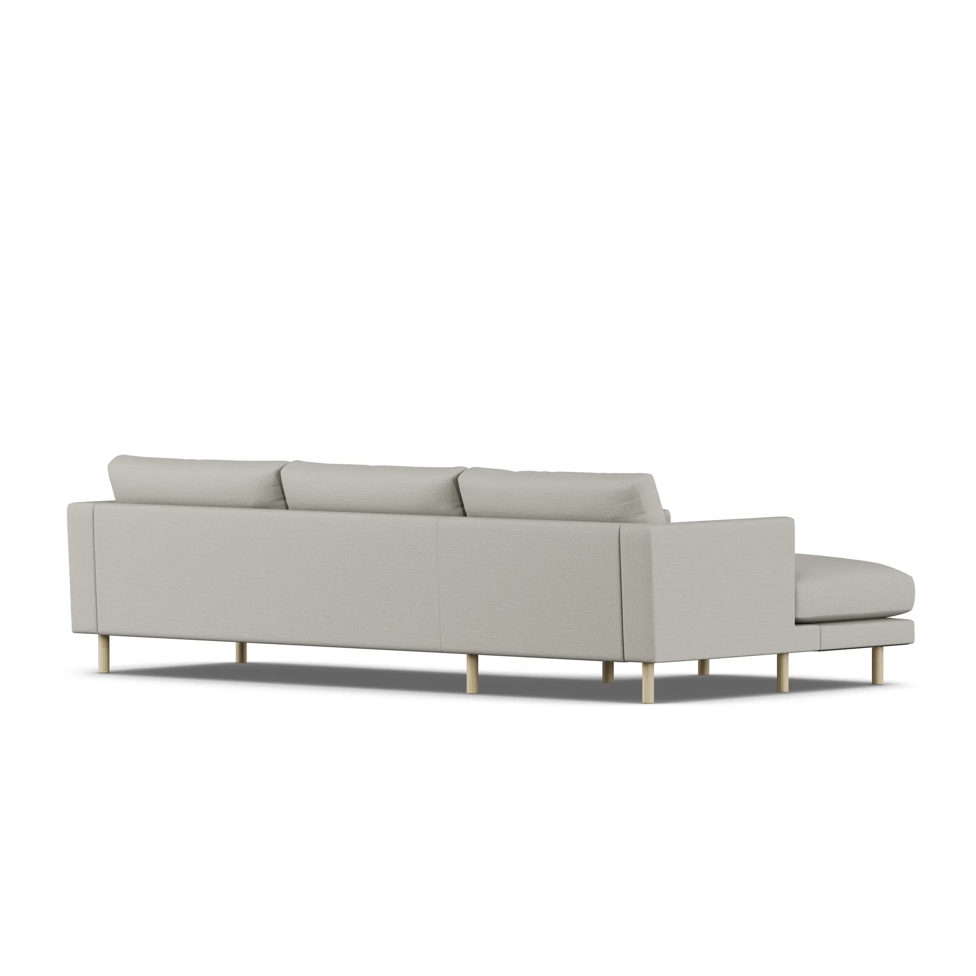 Bredhult sofa, Same Grey 6673-hvitoljet eik, 2,5-seters C2 1898