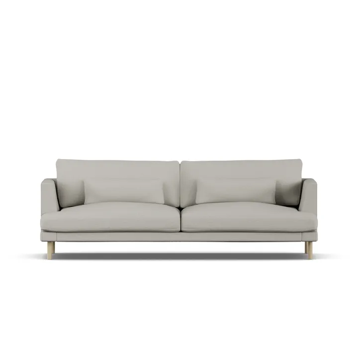 Bredhult sofa - Same Grey 6673-hvitoljet eik, 3-seters - 1898
