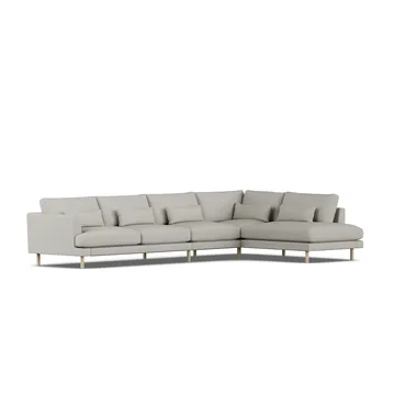 Bredhult sofa - Same Grey 6673-hvitoljet eik, 4-seters B1 - 1898