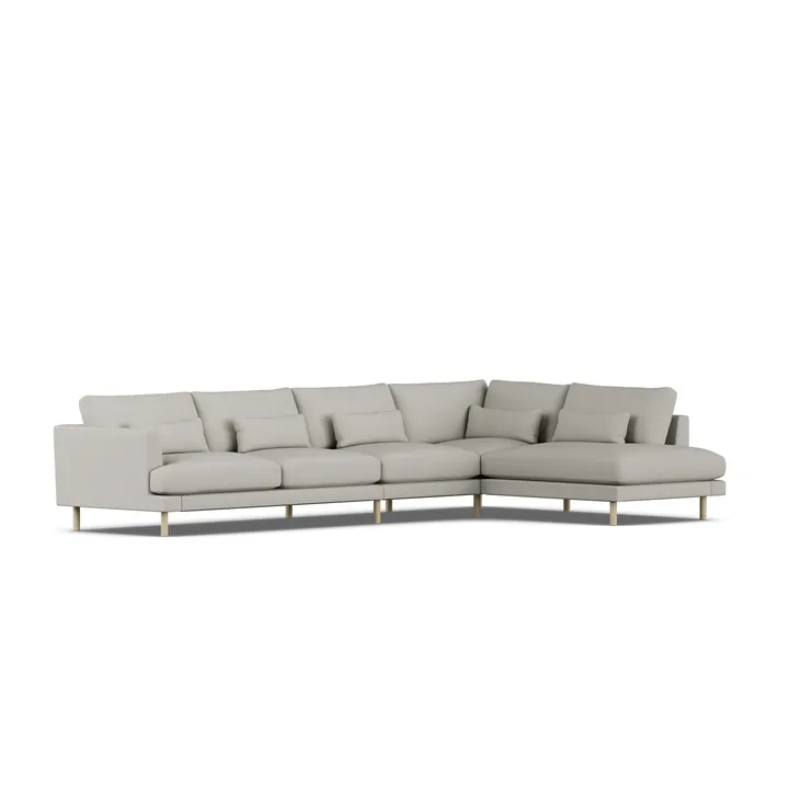 Bredhult sofa - Same Grey 6673-hvitoljet eik, 4-seters B1 - 1898