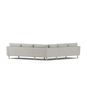 Bredhult sofa - Same Grey 6673-hvitoljet eik, hjørnesofa F - 1898