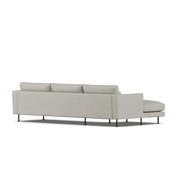 Bredhult sofa - Same Grey 6673-svart stål, 2,5-seters C2 - 1898