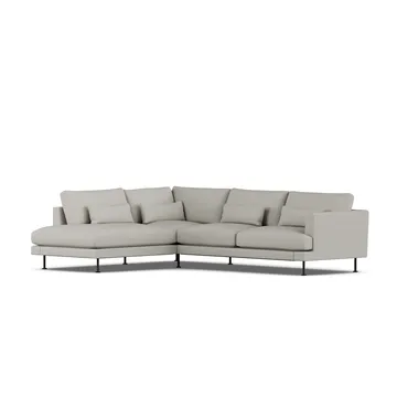 Bredhult sofa - Same Grey 6673-svart stål, 3-seters A2 - 1898