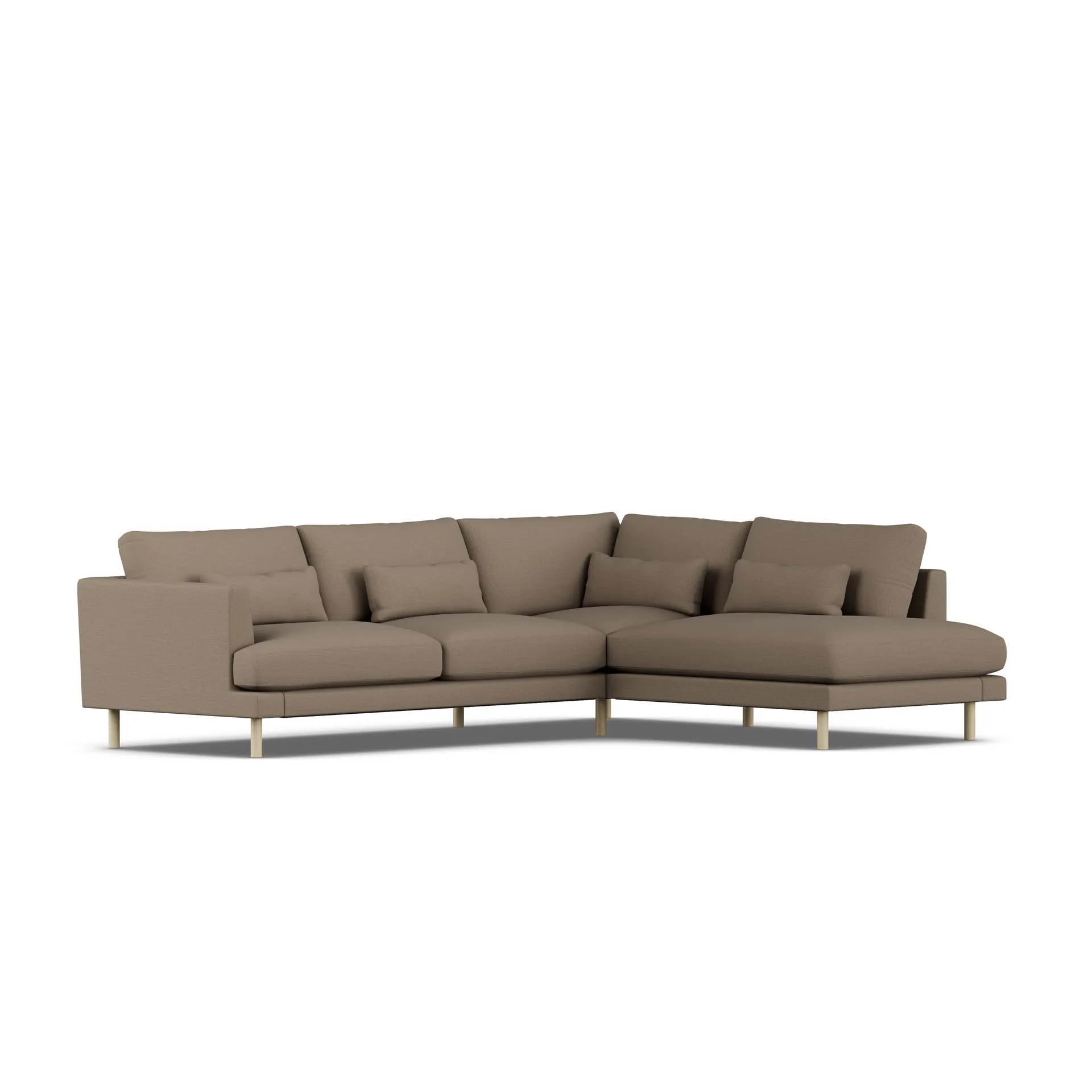 Bredhult sofa, Same Mole 6674-hvitoljet eik, 3-seters A1 1898