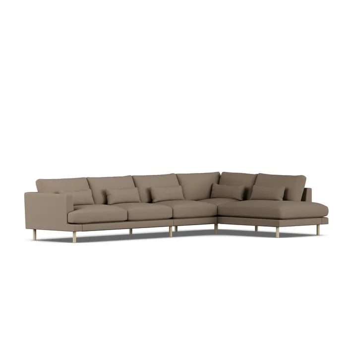 Bredhult sofa - Same Mole 6674-hvitoljet eik, 4-seters B1 - 1898