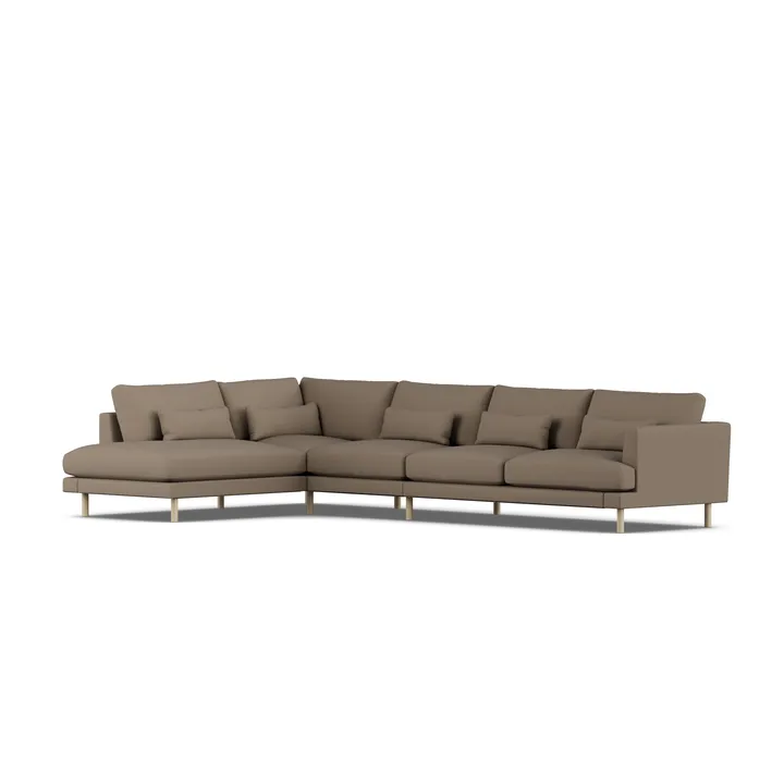 Bredhult sofa - Same Mole 6674-hvitoljet eik, 4-seters B2 - 1898