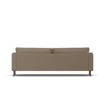 Bredhult sofa - Same Mole 6674-svart stål, 3-seters - 1898