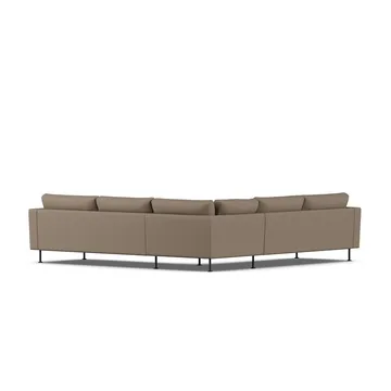 Bredhult sofa - Same Mole 6674-svart stål, hjørnesofa F - 1898