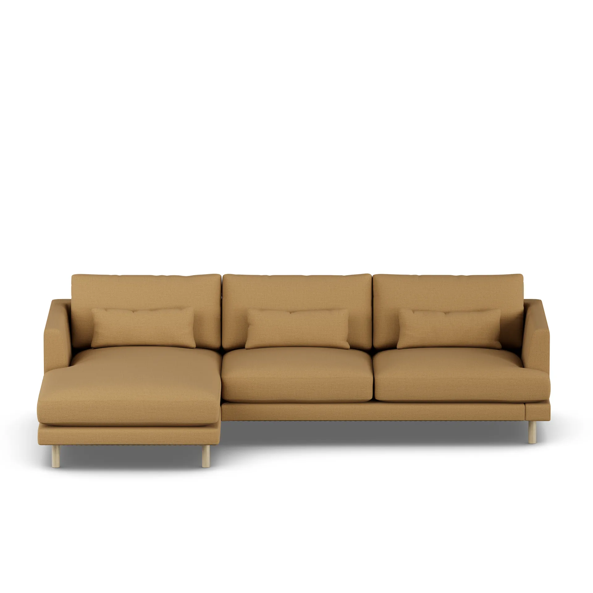 Bredhult sofa, Same Ochre 6676-hvitoljet eik, 2,5-seters C2 1898