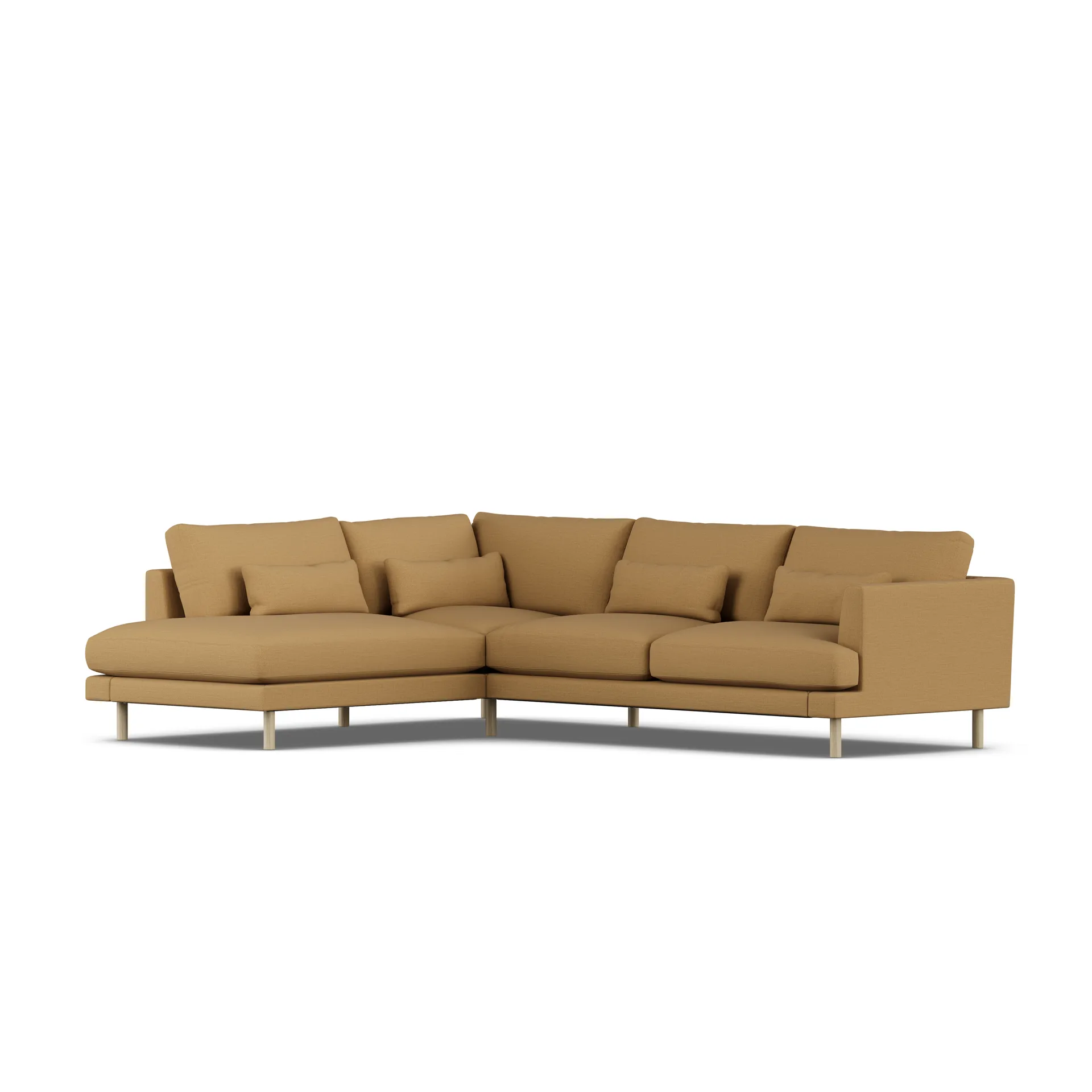 Bredhult sofa, Same Ochre 6676-hvitoljet eik, 3-seters A2 1898