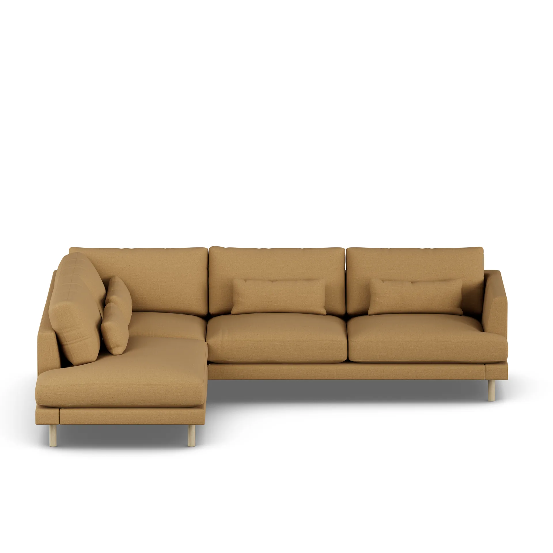 Bredhult sofa, Same Ochre 6676-hvitoljet eik, 3-seters A2 1898