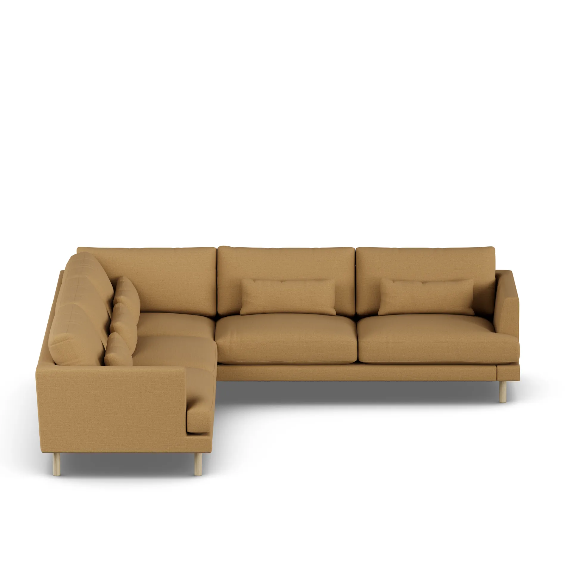 Bredhult sofa, Same Ochre 6676-hvitoljet eik, hjørnesofa F 1898
