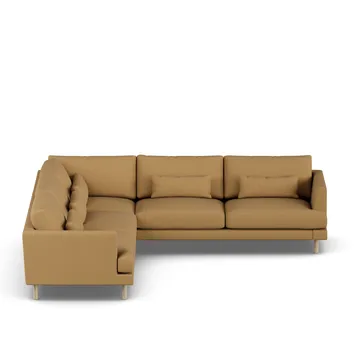 Bredhult sofa - Same Ochre 6676-hvitoljet eik, hjørnesofa F - 1898
