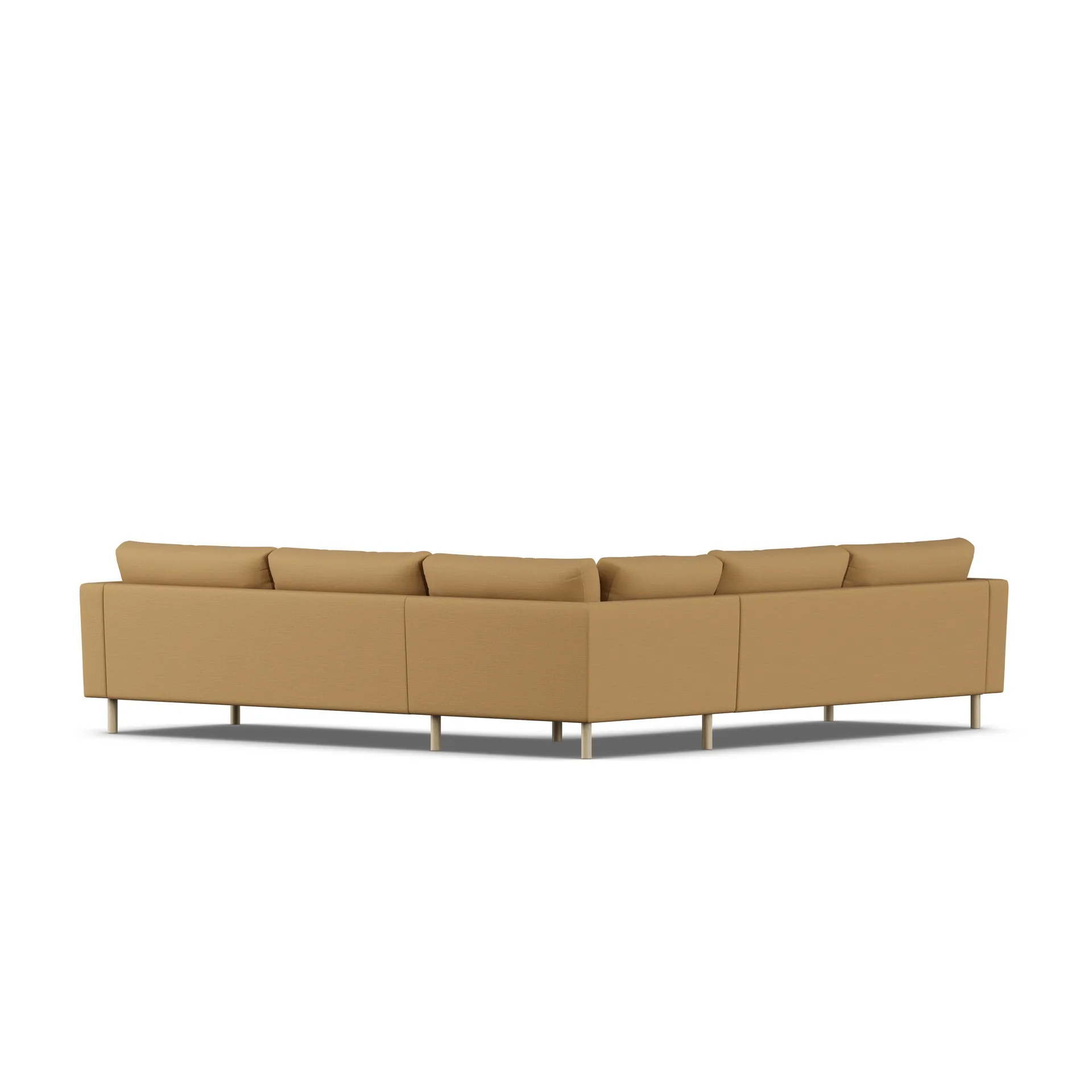 Bredhult sofa, Same Ochre 6676-hvitoljet eik, hjørnesofa F 1898