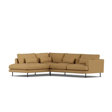Bredhult sofa - Same Ochre 6676-svart stål, 3-seters A2 - 1898