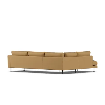 Bredhult sofa - Same Ochre 6676-svart stål, 3-seters A2 - 1898
