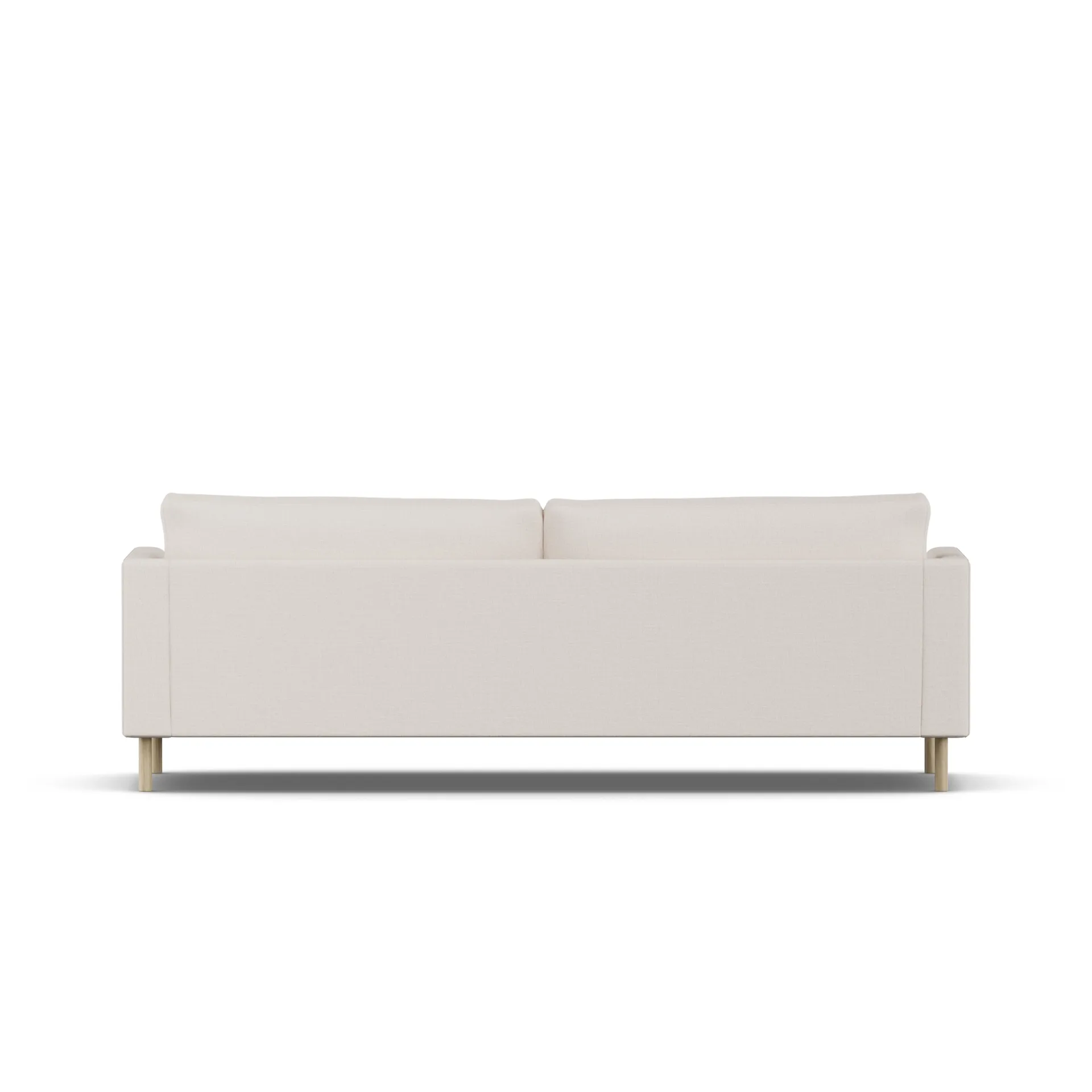 Bredhult sofa, Same Off White 6671-hvitoljet eik, 3-seters 1898