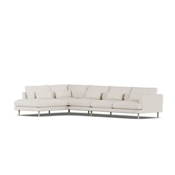 Bredhult sofa - Same Off White 6671-hvitoljet eik, 4-seters B2 - 1898