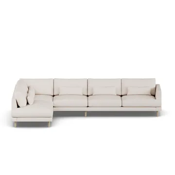 Bredhult sofa - Same Off White 6671-hvitoljet eik, 4-seters B2 - 1898