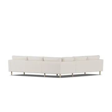 Bredhult sofa - Same Off White 6671-hvitoljet eik, hjørnesofa F - 1898