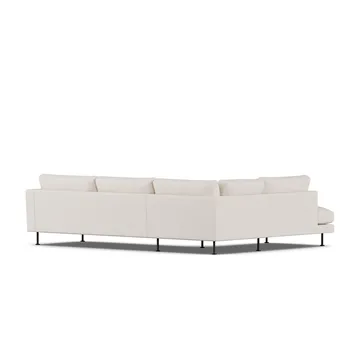 Bredhult sofa - Same Off White 6671-svart stål, 3-seters A2 - 1898