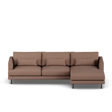Bredhult sofa - Same Rust 6675-svart stål, 2,5-seters C1 - 1898