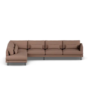 Bredhult sofa - Same Rust 6675-svart stål, 4-seters B2 - 1898