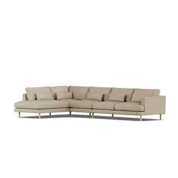 Bredhult sofa - Same Sand 6672-hvitoljet eik, 4-seters B2 - 1898