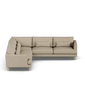 Bredhult sofa - Same Sand 6672-hvitoljet eik, hjørnesofa F - 1898