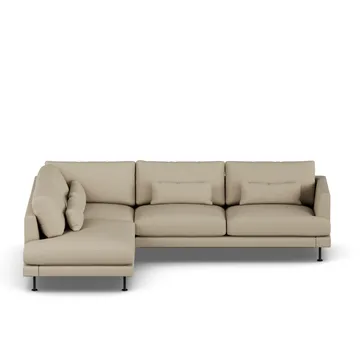 Bredhult sofa - Same Sand 6672-svart stål, 3-seters A2 - 1898