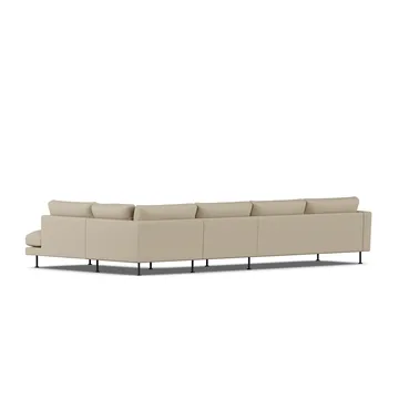 Bredhult sofa - Same Sand 6672-svart stål, 4-seters B1 - 1898