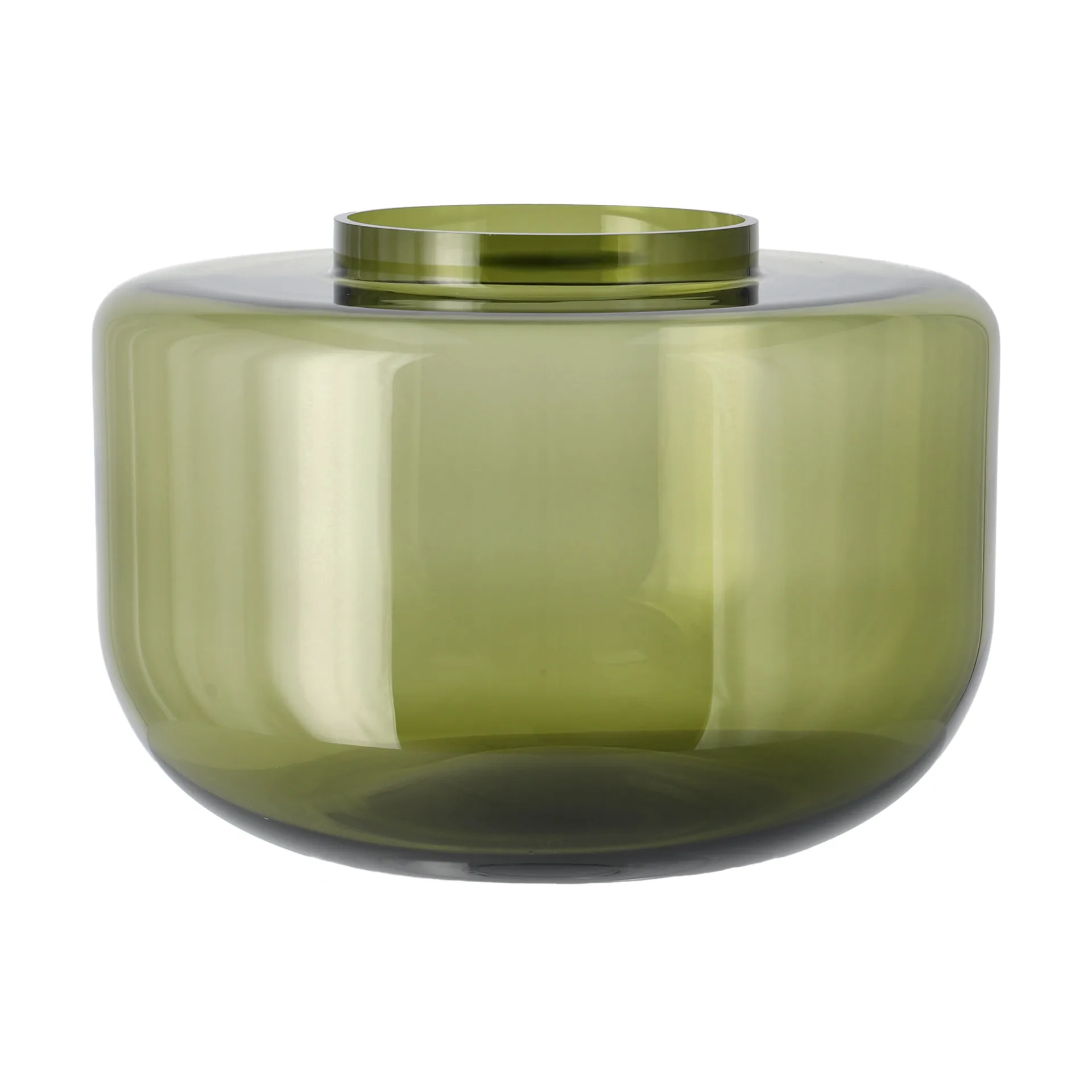 Drummel vase flaskegrønn jubileumsutgave, Ø 30 cm 1898