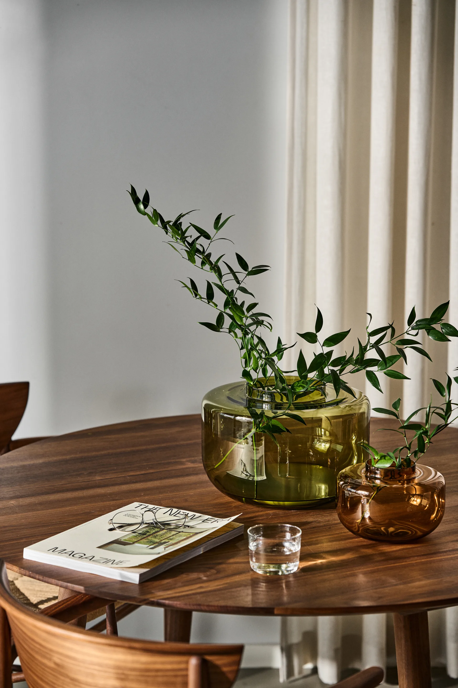 Drummel vase flaskegrønn jubileumsutgave, Ø 30 cm 1898