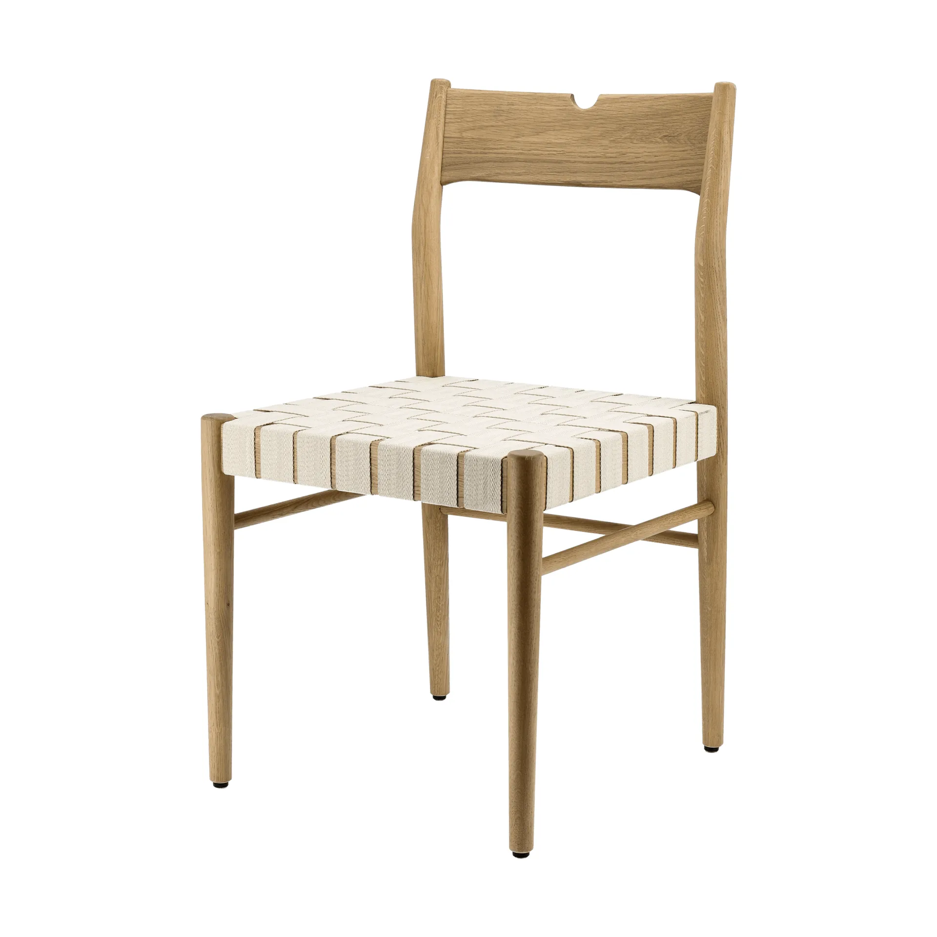 Ekeryd spisestol, Webbing-laquered oak 1898