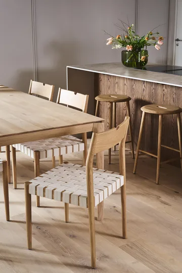 Ekeryd spisestol - Webbing-laquered oak - 1898