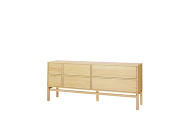 Hylte sidebord 6 skuffer 172x73 cm - Eik - 1898