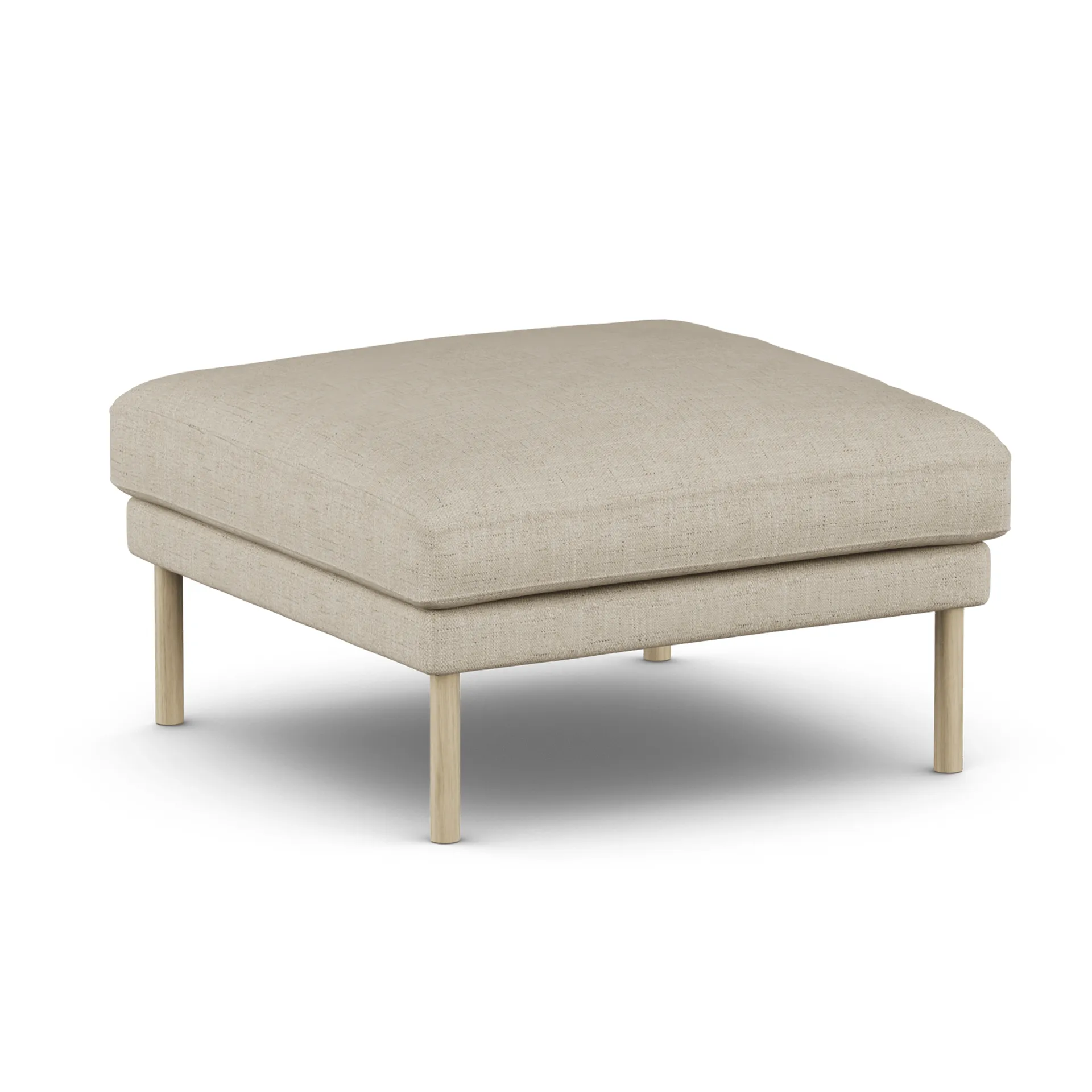 Linnevik fotskammel, Bern Beige 0341-hvitoljet eik, uten skjørt 1898