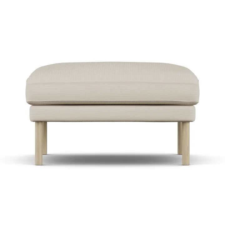 Linnevik fotskammel - Jump Beige 1956-hvitoljet eik, uten skjørt - 1898
