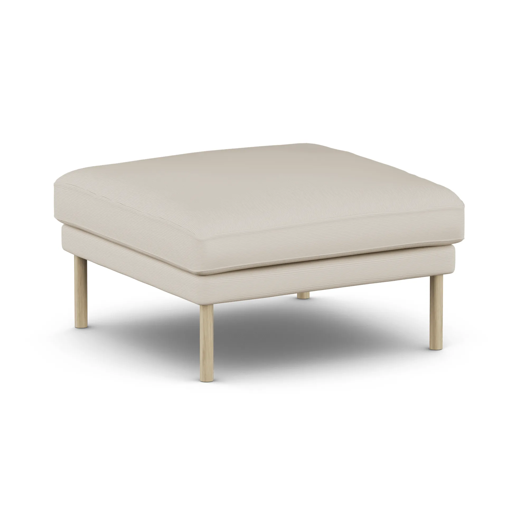 Linnevik fotskammel, Jump Beige 1956-hvitoljet eik, uten skjørt 1898